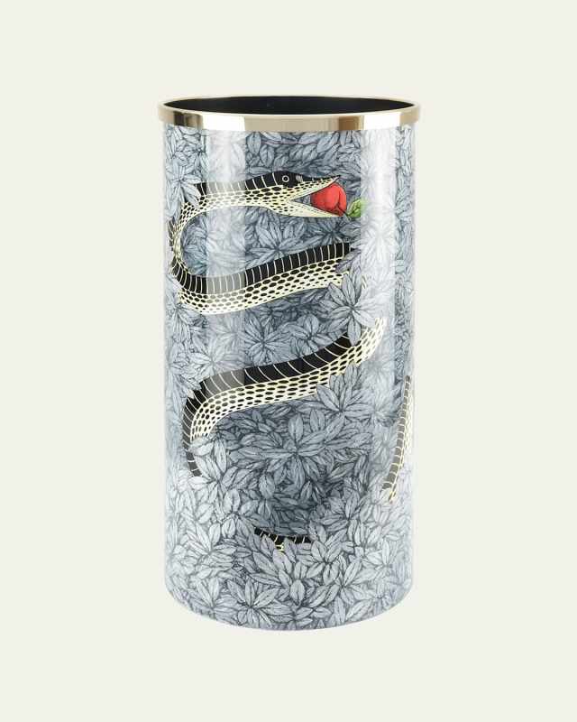 Umbrella stand Peccato Originale Snake in leaves